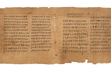 Kodeks Crosby’ego-Schøyena, manuskrypt z III/IV wieku // Fot. mediadrumimages / Christies / East News
