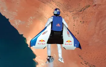 Felix Baumgartner podczas przygotowań do misji Red Bull Stratos / GETTY IMAGES