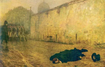 Jean-Léon Gérôme,  Śmierć marszałka Neya, 1868 r. / DOMENA PUBLICZNA