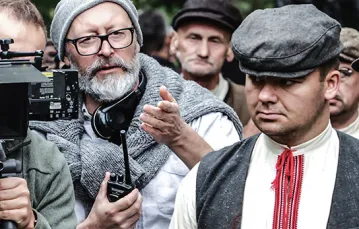 Na planie „Wołynia”, październik 2014 r. / Fot. Krzysztof Wiktor / FORUM FILM